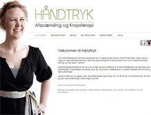 Tablet Screenshot of haand-tryk.dk